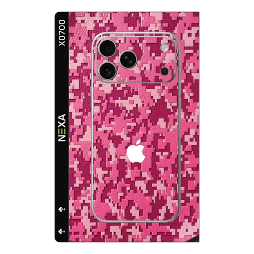 Premium Camouflage Phones Skin - Wholesale | Nexa Skins — X0700 - Camouflage (pink, digital camo, pixelated)