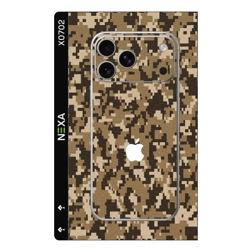 Premium Camouflage Phones Skin - Wholesale | Nexa Skins — X0702 - Camouflage (digital camo, tactical, earth tones)
