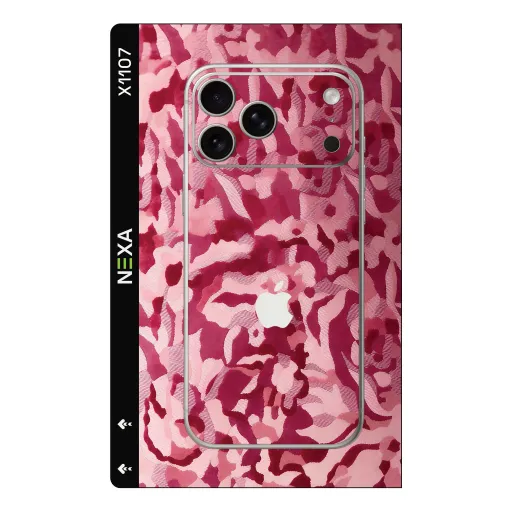Premium Camouflage Phones Skin - Wholesale | Nexa Skins — X1107 - Camouflage (pink, abstract, floral)