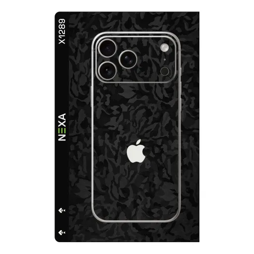 Premium Camouflage Phones Skin - Wholesale | Nexa Skins — X1289 - Camouflage (matte, black, tactical)