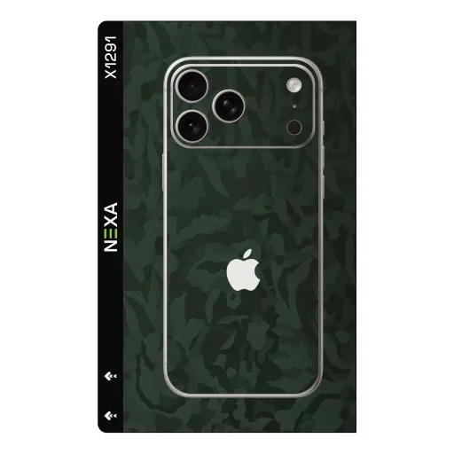 Premium Camouflage Phones Skin - Wholesale | Nexa Skins — X1291 - Camouflage (military, matte, forest green)
