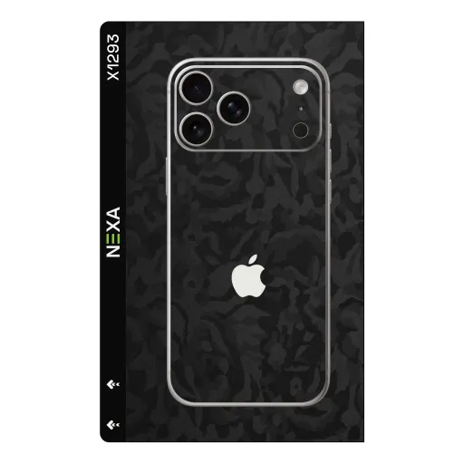 Premium Camouflage Phones Skin - Wholesale | Nexa Skins — X1293 - Camouflage (black, stealth, matte)