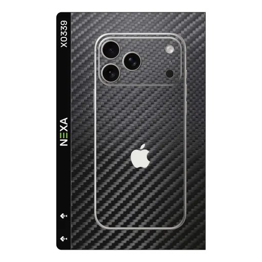 Premium Carbon Fiber Phones Skin - Wholesale | Nexa Skins — X0339 - Carbon Fiber (matte, textured, sleek)