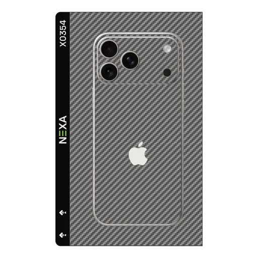 Premium Carbon Fiber Phones Skin - Wholesale | Nexa Skins — X0354 - Carbon Fiber (black, textured, metallic)