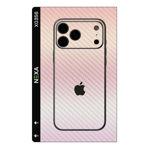 Premium Carbon Fiber Phones Skin - Wholesale | Nexa Skins — X0356 - Carbon Fiber (gradient, rose gold, metallic)