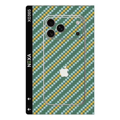 Premium Carbon Fiber Phones Skin - Wholesale | Nexa Skins — X0365 - Carbon Fiber (checkerboard, geometric, pixel)