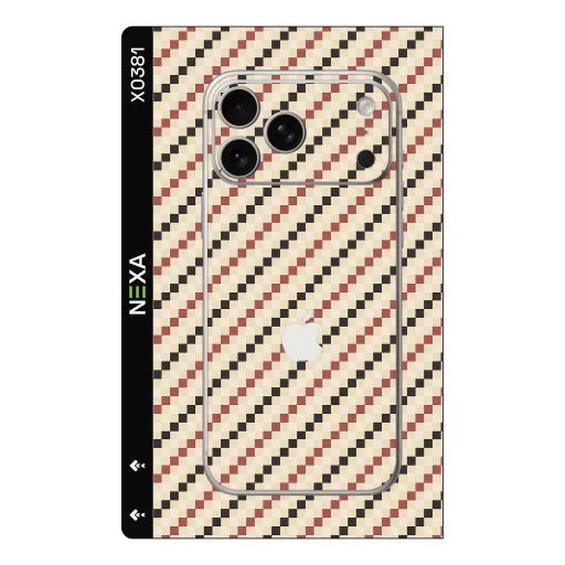 Premium Carbon Fiber Phones Skin - Wholesale | Nexa Skins — X0381 - Carbon Fiber (geometric, checkered, vintage)