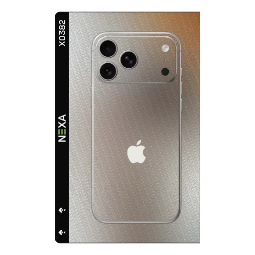 Премиальный скин Carbon Fiber для Phones — оптом | Nexa Skins — X0382 - Carbon Fiber (gradient, champagne, metallic)