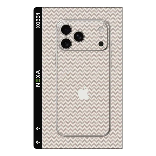 Premium Carbon Fiber Phones Skin - Wholesale | Nexa Skins — X0531 - Carbon Fiber (chevron, zigzag, geometric)