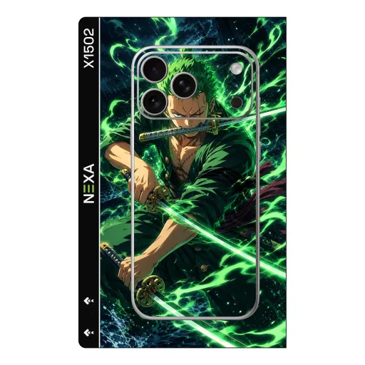 Premium Phones Skin - Wholesale | Nexa Skins — X1502 - Cartoon (anime, manga, neon green)