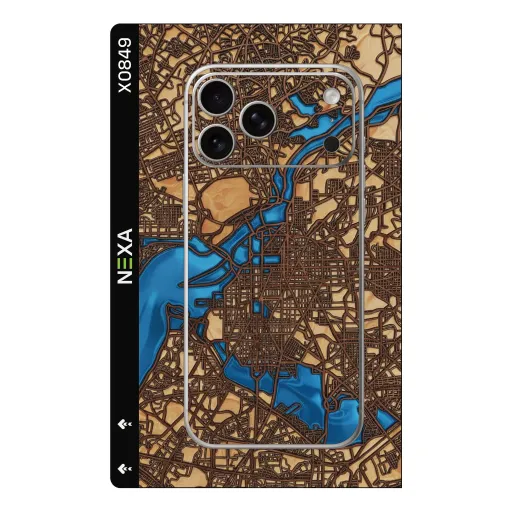 Premium Country & City Phones Skin - Wholesale | Nexa Skins — X0849 - Country & City (topographic, map, cartography)