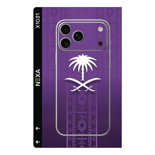 Premium Country & City Phones Skin - Wholesale | Nexa Skins — X1031 - Country & City (purple, saudi, arabian)