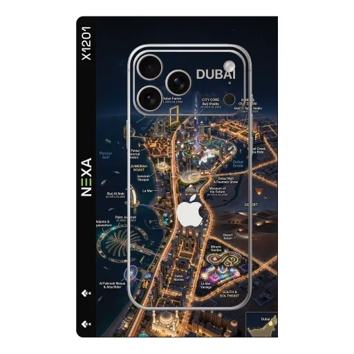 Premium Country & City Phones Skin - Wholesale | Nexa Skins — X1201 - Country & City (dubai, cityscape, nocturnal)