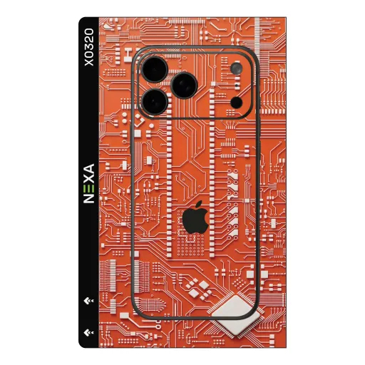 Premium Cypher & Machine Phones Skin - Wholesale | Nexa Skins — X0320 - Cypher & Machine (circuit, motherboard, tech)
