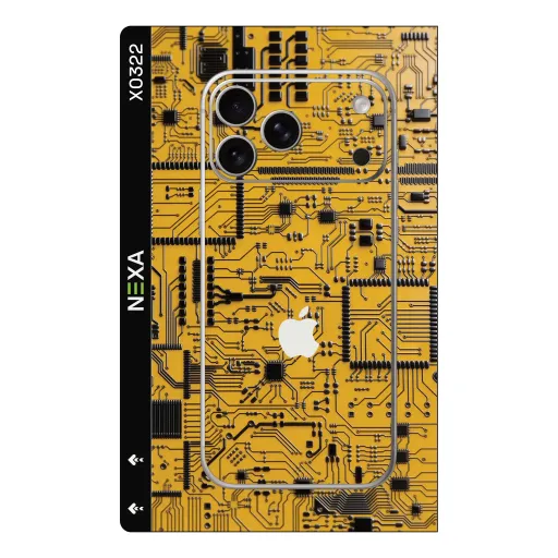 Premium Cypher & Machine Phones Skin - Wholesale | Nexa Skins — X0322 - Cypher & Machine (circuit, motherboard, tech)