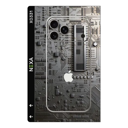 Premium Cypher & Machine Phones Skin - Wholesale | Nexa Skins — X0331 - Cypher & Machine (circuit, motherboard, tech)