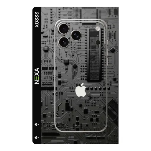 Premium Cypher & Machine Phones Skin - Wholesale | Nexa Skins — X0333 - Cypher & Machine (circuit, motherboard, tech)