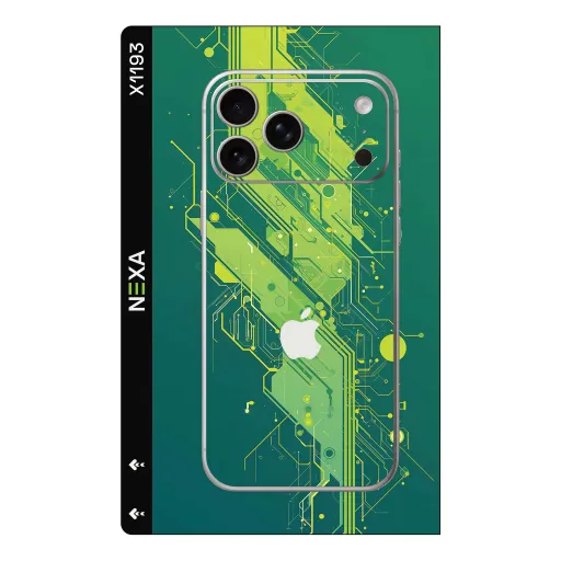 Premium Cypher & Machine Phones Skin - Wholesale | Nexa Skins — X1193 - Cypher & Machine (tech, cyberpunk, circuit)