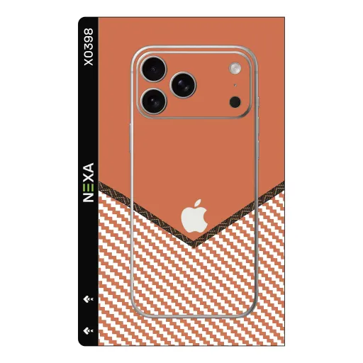 Premium Fabrics Phones Skin - Wholesale | Nexa Skins — X0398 - Fabrics (terracotta, chevron, geometric)