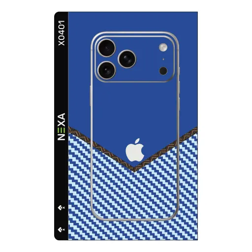 Premium Fabrics Phones Skin - Wholesale | Nexa Skins — X0401 - Fabrics (blue, chevron, geometric)