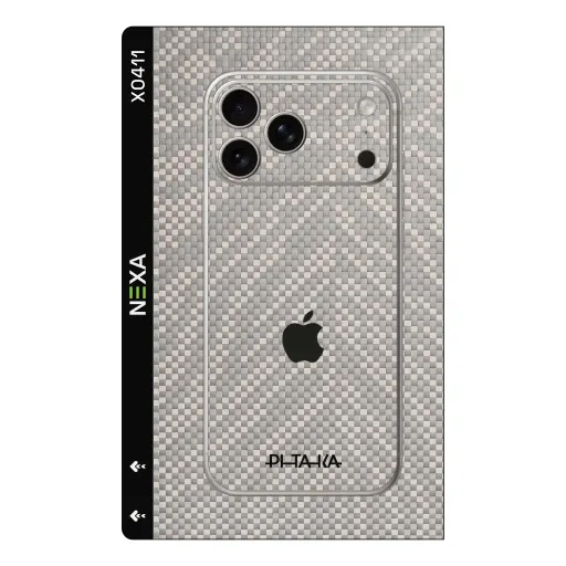 Premium Fabrics Phones Skin - Wholesale | Nexa Skins — X0411 - Fabrics (carbon, metallic, silver)