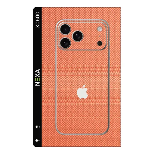 Premium Fabrics Phones Skin - Wholesale | Nexa Skins — X0500 - Fabrics (orange, textured, woven)