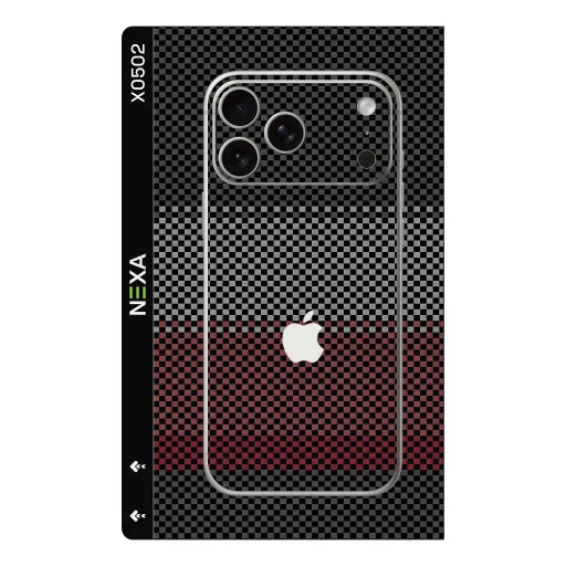 Premium Fabrics Phones Skin - Wholesale | Nexa Skins — X0502 - Fabrics (carbon fiber, checkered, gradient)