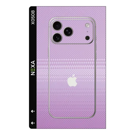 Premium Fabrics Phones Skin - Wholesale | Nexa Skins — X0508 - Fabrics (lavender, checkered, pixelated)