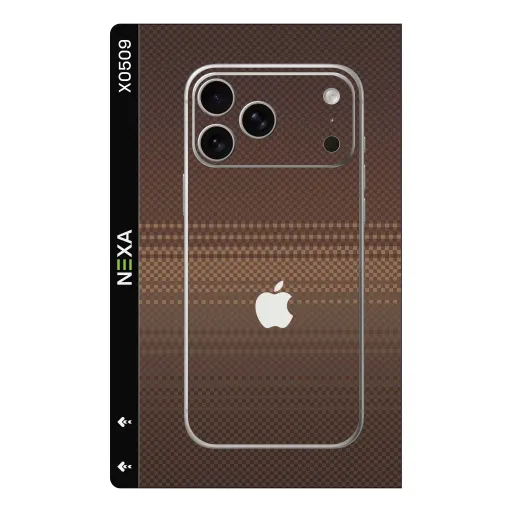 Premium Fabrics Phones Skin - Wholesale | Nexa Skins — X0509 - Fabrics (damier, brown, checkered)