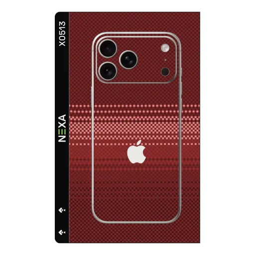 Premium Fabrics Phones Skin - Wholesale | Nexa Skins — X0513 - Fabrics (burgundy, checkered, woven)