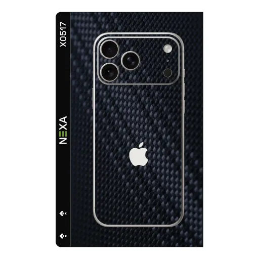 Premium Fabrics Phones Skin - Wholesale | Nexa Skins — X0517 - Fabrics (snake skin, reptile, black)