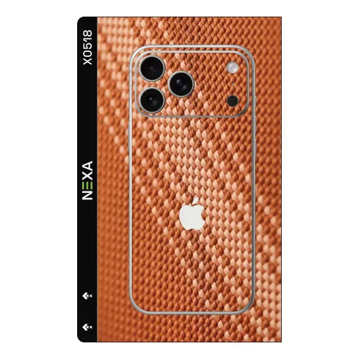 Premium Fabrics Phones Skin - Wholesale | Nexa Skins — X0518 - Fabrics (leather, woven, copper)