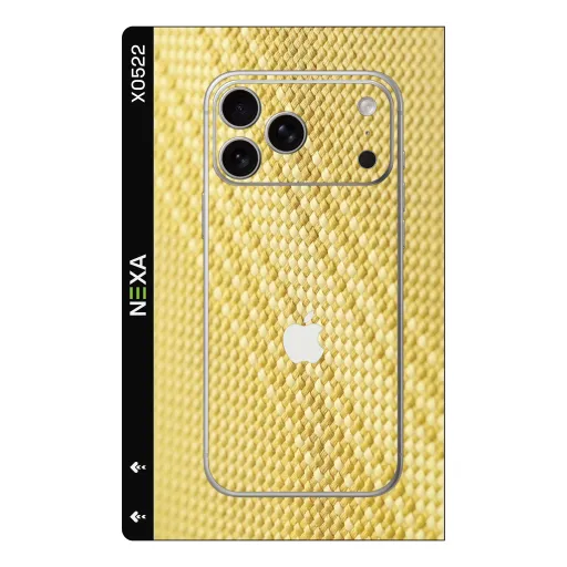 Премиальный скин Fabrics для Phones — оптом | Nexa Skins — X0522 - Fabrics (gold, snakeskin, textured)