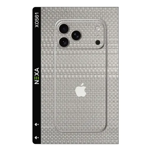 Premium Fabrics Phones Skin - Wholesale | Nexa Skins — X0561 - Fabrics (woven, textured, light grey)