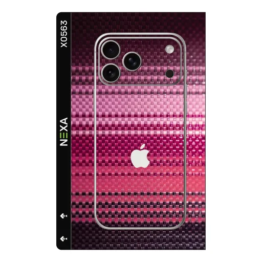 Premium Fabrics Phones Skin - Wholesale | Nexa Skins — X0563 - Fabrics (woven, ombre, magenta)
