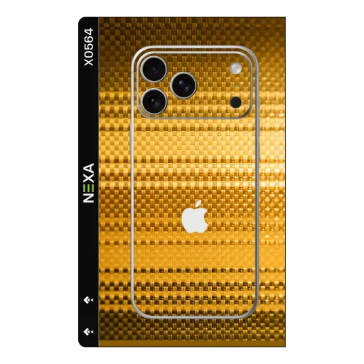 Premium Fabrics Phones Skin - Wholesale | Nexa Skins — X0564 - Fabrics (gold, carbon fiber, luxury)
