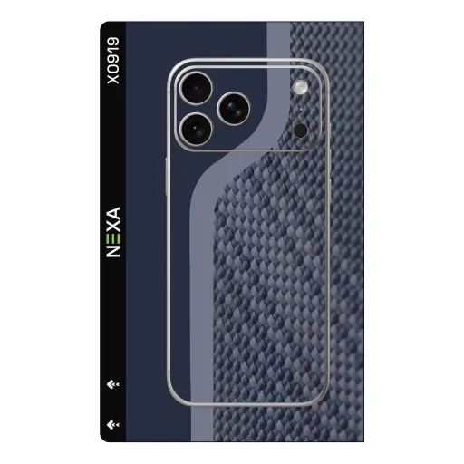 Premium Fabrics Phones Skin - Wholesale | Nexa Skins — X0919 - Fabrics (navy, textile, woven)
