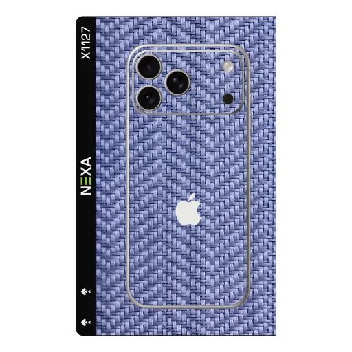 Premium Fabrics Phones Skin - Wholesale | Nexa Skins — X1127 - Fabrics (woven, blue, textile)