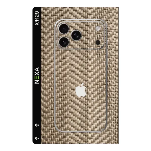 Premium Fabrics Phones Skin - Wholesale | Nexa Skins — X1129 - Fabrics (woven, beige, textured)