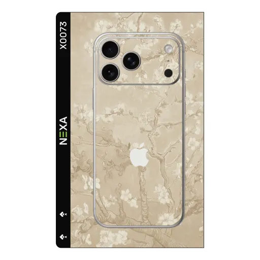 Premium Flowers Phones Skin - Wholesale | Nexa Skins — X0073 - Flowers (van gogh, beige, floral)