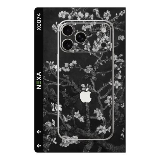 Премиальный скин Flowers для Phones — оптом | Nexa Skins — X0074 - Flowers (monochrome, floral, van gogh)