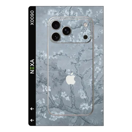 Premium Flowers Phones Skin - Wholesale | Nexa Skins — X0090 - Flowers (floral, impressionist, blue)