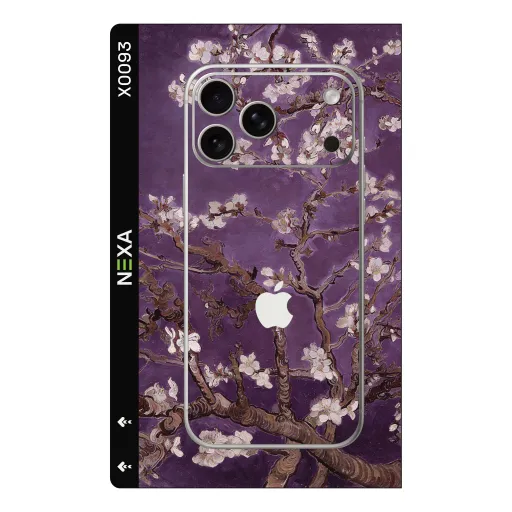Premium Flowers Phones Skin - Wholesale | Nexa Skins — X0093 - Flowers (van gogh, almond blossom, purple)