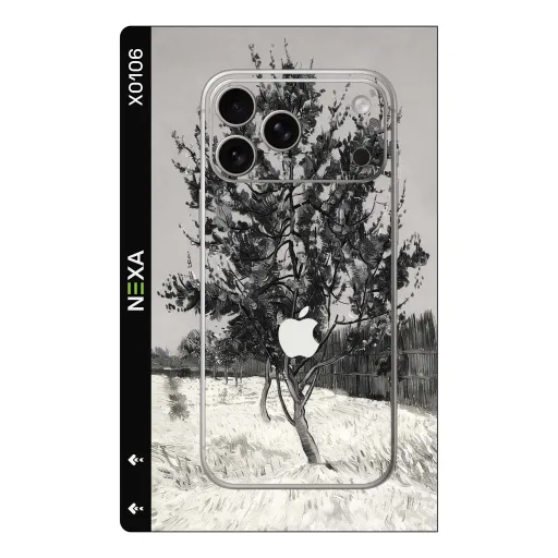 Premium Flowers Phones Skin - Wholesale | Nexa Skins — X0106 - Flowers (monochrome, artistic, van gogh)