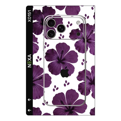 Premium Flowers Phones Skin - Wholesale | Nexa Skins — X0151 - Flowers (purple, floral, hibiscus)