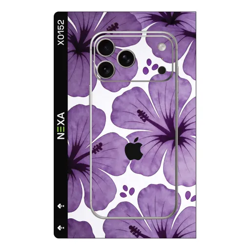 Premium Flowers Phones Skin - Wholesale | Nexa Skins — X0152 - Flowers (floral, purple, hibiscus)