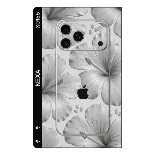 Premium Flowers Phones Skin - Wholesale | Nexa Skins — X0155 - Flowers (floral, monochrome, botanical)