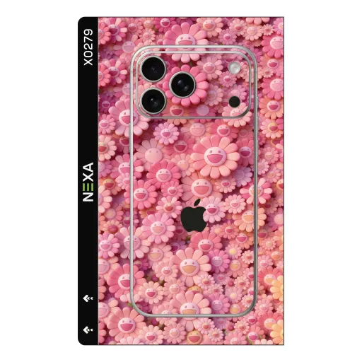 Premium Flowers Phones Skin - Wholesale | Nexa Skins — X0279 - Flowers (takashi murakami, pink, cute)