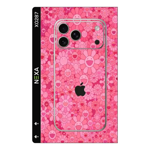 Premium Flowers Phones Skin - Wholesale | Nexa Skins — X0287 - Flowers (murakami, floral, pink)