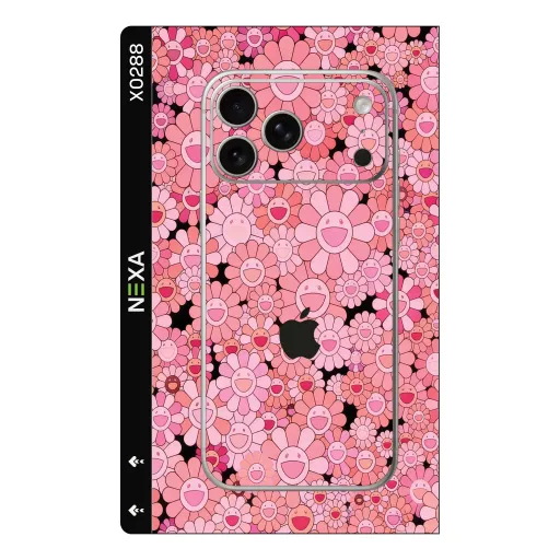 Premium Flowers Phones Skin - Wholesale | Nexa Skins — X0288 - Flowers (murakami, floral, pink)